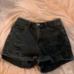Denim shorts